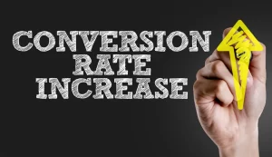 بهترین نرخ تبدیل برای صفحات فرود حدود %30 و متوسط آن برای صنایع مختلف حدود %4 است.