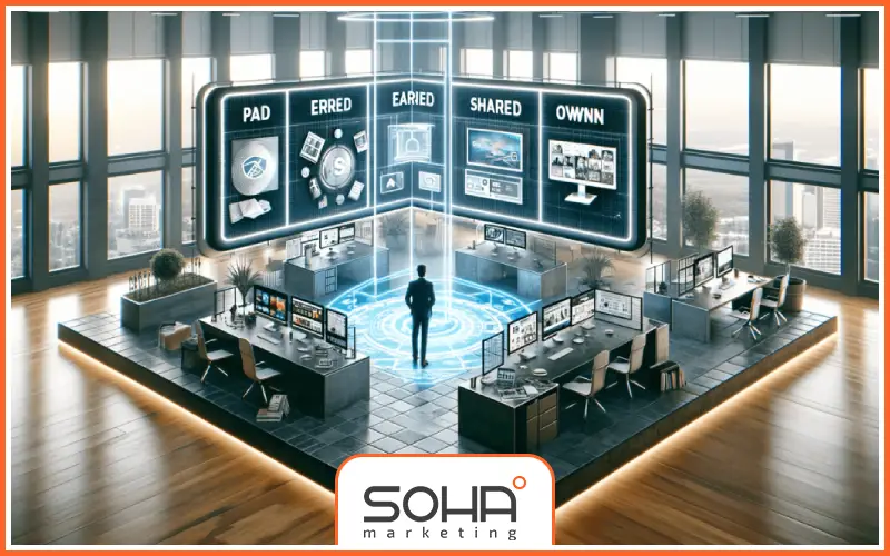 راهنمای کامل استراتژی توزیع محتوا از کانالهای owned و earned تا paid و shared