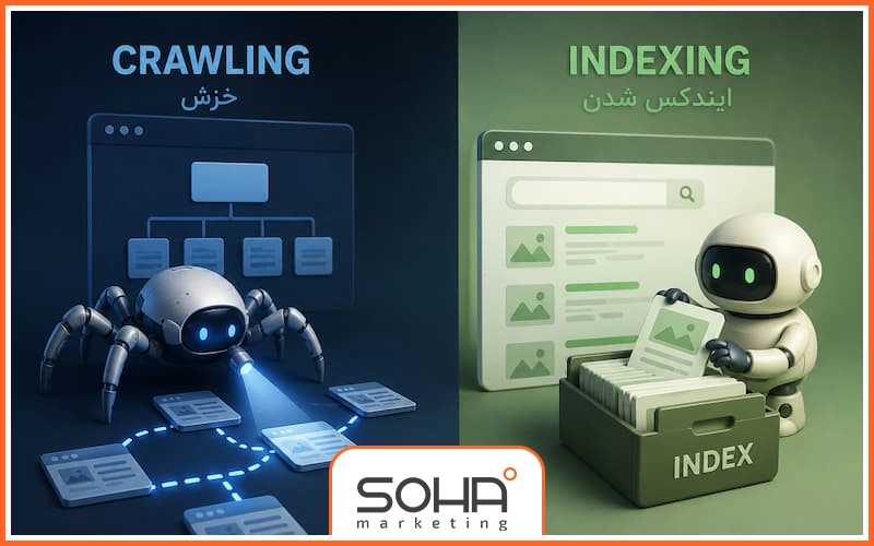 تفاوت خزش و ایندکس شدن